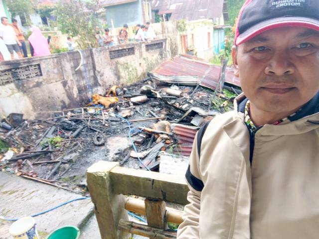 Kebakaran Gudang di Desa Surengede